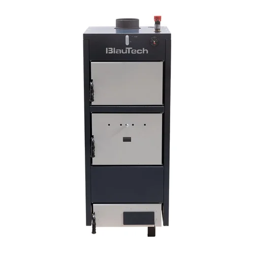 Cazan pe lemne, din tabla de otel, 28 kW, PMSBM28B, BlauTech