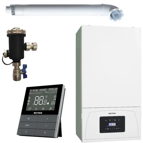 Set Centrala termica 24 kw Motan Condens 050 + Termostat fara fir TH510-RTS + Filtru antimagnetia 10000 gauss